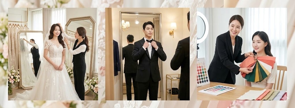 웨딩드레스 턱시도 무료 피팅 체험